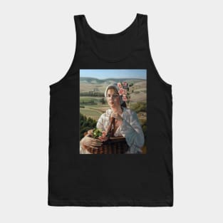 Harvest Rose - Oil Painting by Avril Thomas - Adelaide / South Australia Artist Tank Top